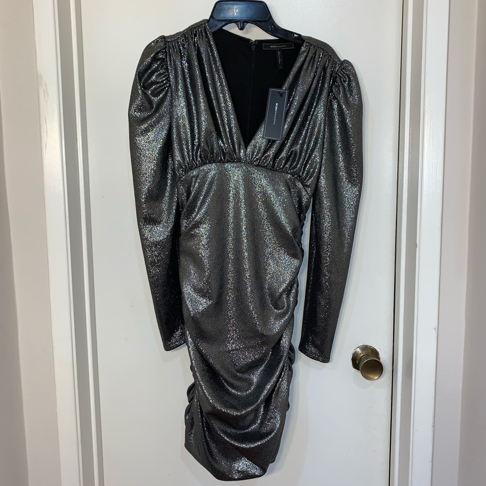 BCBG MAXAZRIA SHINY DRESS